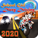 School Girl Dirty Driving Traffic Rider 2020 new Icon