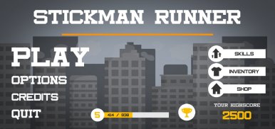 Stickman Runner - Endless Runner RPG screenshot 7