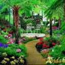 Beautiful Flower Garden Icon