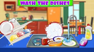 Kitchen Cleaning House Games screenshot 3