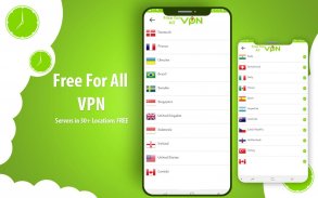 Free for All VPN  - 免费VPN Proxy Master 2019 screenshot 2
