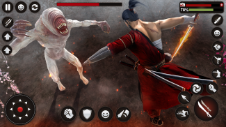 bayangan ninja warrior - game fighting samurai 18 screenshot 2