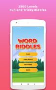 Word Riddles - Fun Puzzle Game screenshot 1