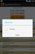 HyperMemoryCleaner free Memory screenshot 1