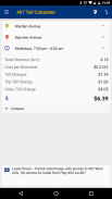 407 Toll Calculator screenshot 1