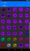 Purple and Black Icon Pack Free screenshot 20