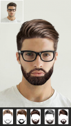 Beard Man - Aplicativo de penteados,barba e cabelo screenshot 2