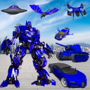 Car Transform Jet Robot Games Icon