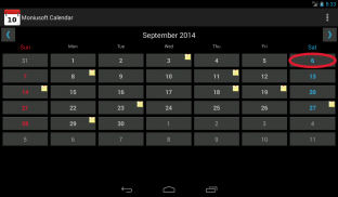 Moniusoft Kalender screenshot 11
