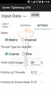 Screw Tightening LITE screenshot 2