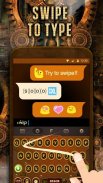 Steampunk Keyboard Theme screenshot 3