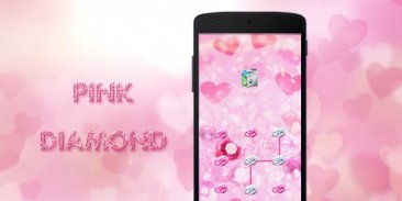 AppLock Theme Pink Diamond screenshot 3