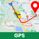 GPS Navegación Ruta Descubridor Mapa Y Velocímetro Icon