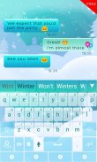 Winter GO Keyboard Theme screenshot 3