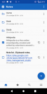 Clipboard Notes. Note List with folders. screenshot 4