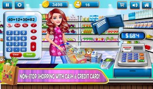 supermarché magasinage espèces: jeux de caisse screenshot 10