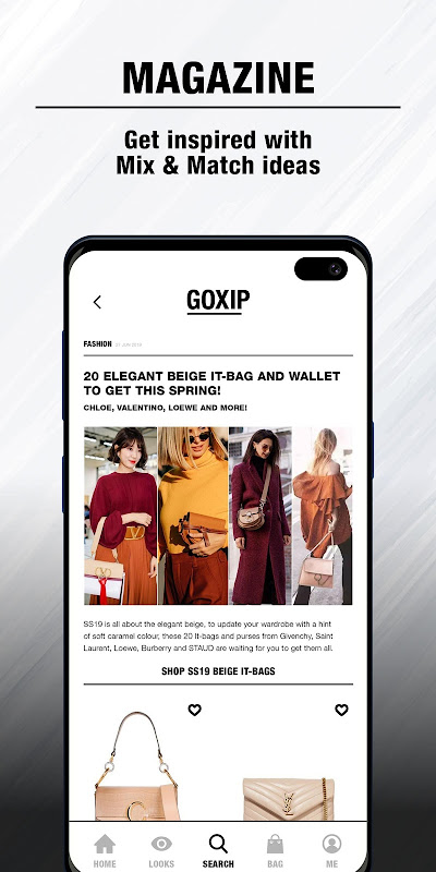 Goxip  Fashion & Beauty shopping app. Snap.Shop.Wear