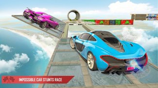 Crazy Ramp Stunt: Car Games screenshot 5