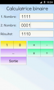 Binaire calculatrice Pro screenshot 3