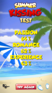 Summer kissing game - test de baiser screenshot 0