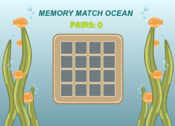 Memory Match Ocean screenshot 1