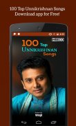 100 Top Unnikrishnan Songs screenshot 0