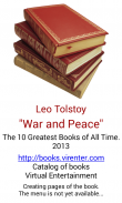 War and Peace by Leo Tolstoy screenshot 1