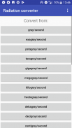 Radiation converter screenshot 2
