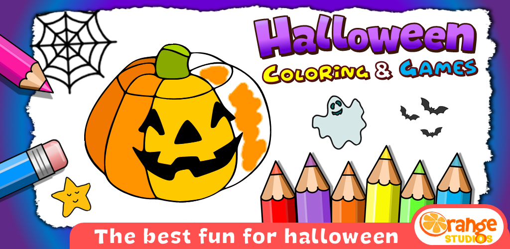 Jogos de colorir para Halloween versão móvel andróide iOS apk