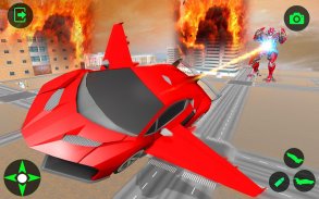 Flying Car Transformer Games screenshot 1