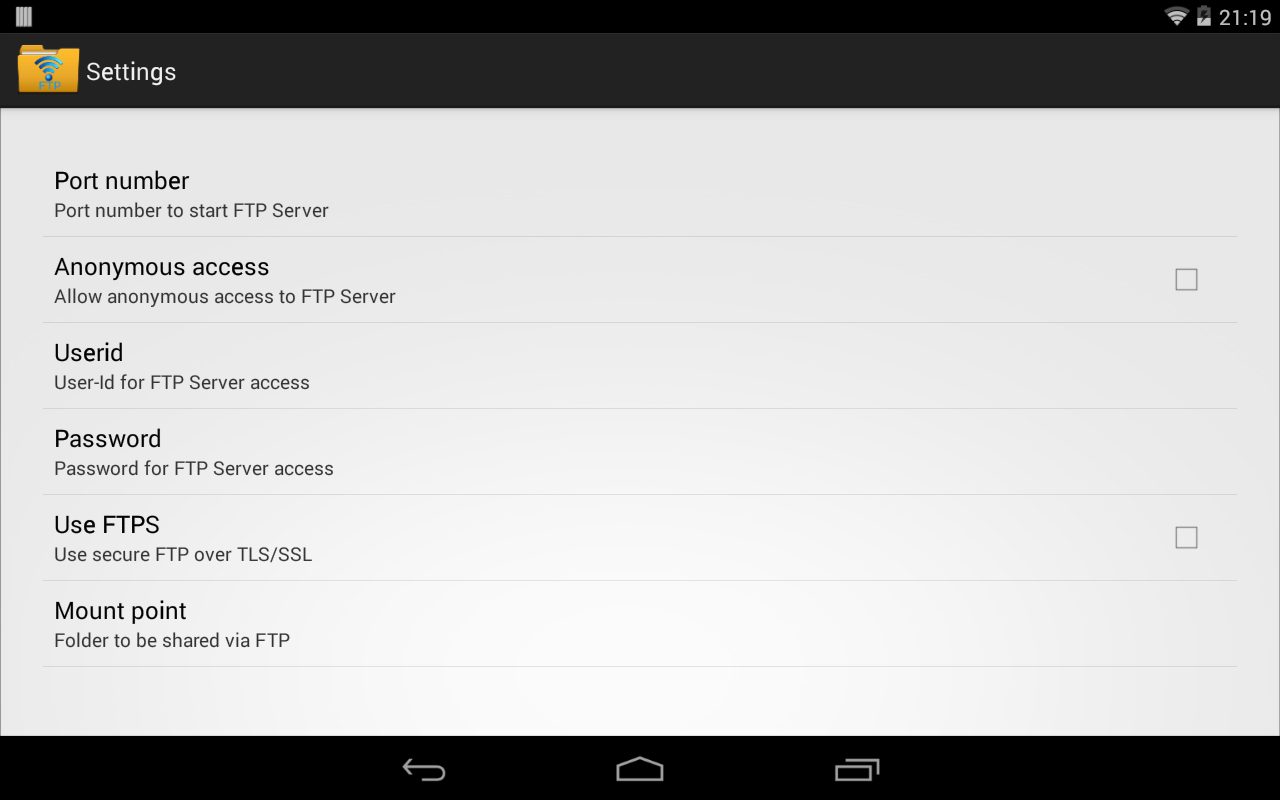 Wi-Fi FTP-сервер (FTP Server) - Загрузить APK для Android | Aptoide