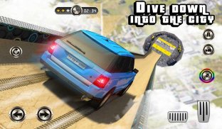 Mega Ramp Cruiser Car Stunt Racing Games 2018 screenshot 12