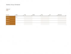 Schedules Templates screenshot 2