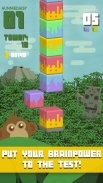 Towersplit: Stack & match colours to score screenshot 1