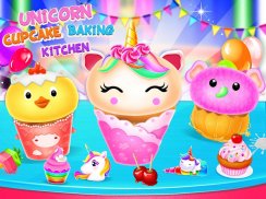Unicorn Cupcake Baking Kitchen: Makanan penutup Pe screenshot 3