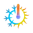 Room Temperature Thermometer Icon