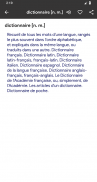 Dictionnaire Français Français screenshot 0