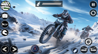 Dirt Bike Mountain Snow Race screenshot 5