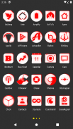 Inverted White and Red Icon Pack Free screenshot 3