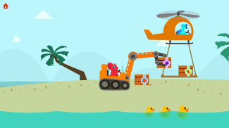 恐竜掘削機2 - 車とレーシング子供ゲーム screenshot 4