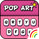 Sweetie Pop Art Keyboard Theme - Emoji & Gif