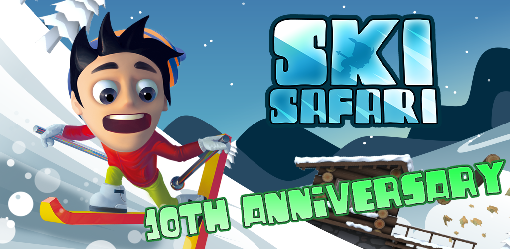 🔥 Download Ski Safari10th anniversary 1.0.0 [unlocked/Adfree] APK MOD.  Reissue of a bright runner in honor of its 10th anniversary 