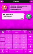 Lavender keyboard theme screenshot 1