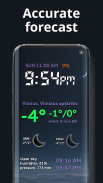 Weather Night Dock with clock screenshot 3