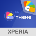 COLOR™ Theme | Premium Indigo 2🎨Design For XPERIA