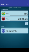 Brazil Real x Albanian Lek screenshot 1
