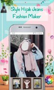 Style Hijab Jeans Fashion Maker screenshot 5