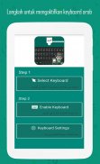 Arab Keyboard 2019 mesin ketik screenshot 1