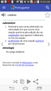 Dictionnaire portugais screenshot 2