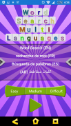 Word Search Multi Languages screenshot 1